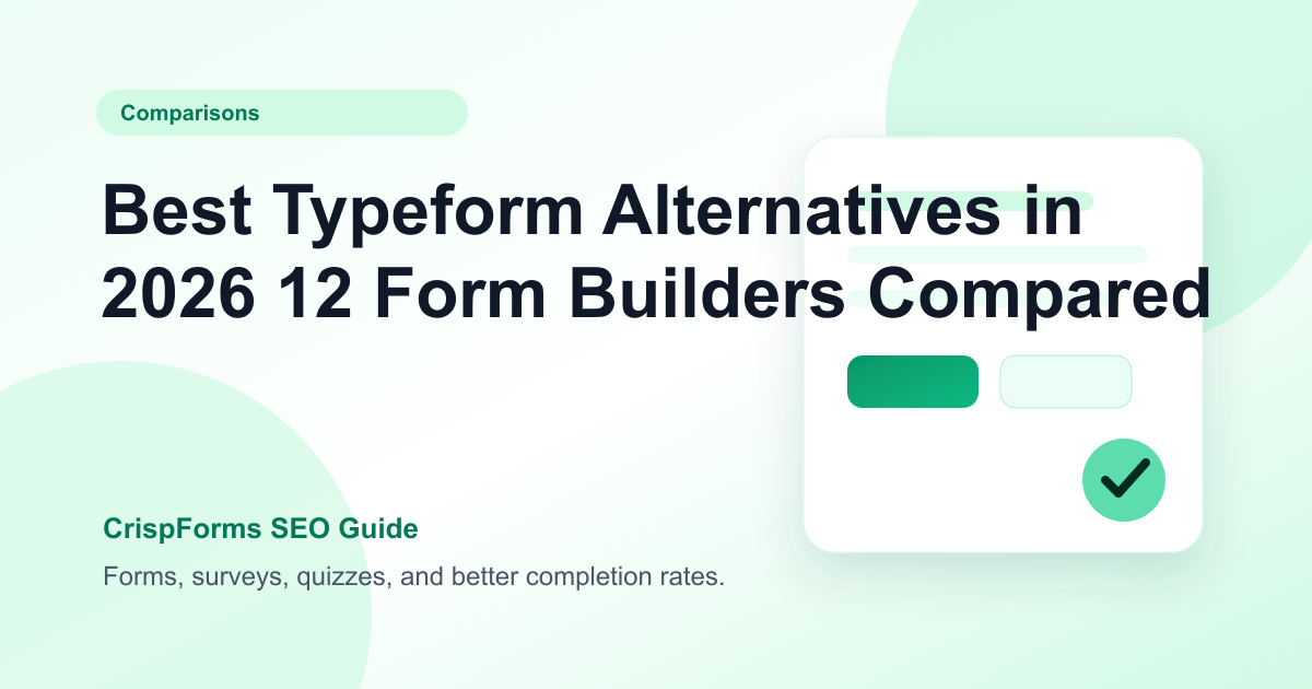 Best Typeform Alternatives in 2026: 12 Form Builders Compared