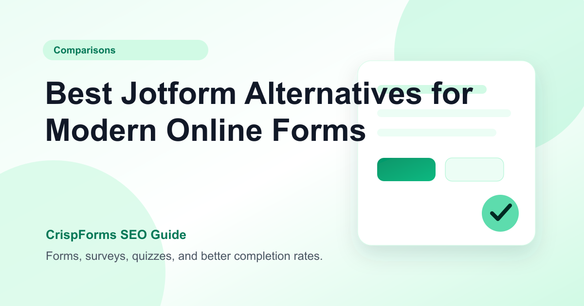 Best Jotform Alternatives for Modern Online Forms